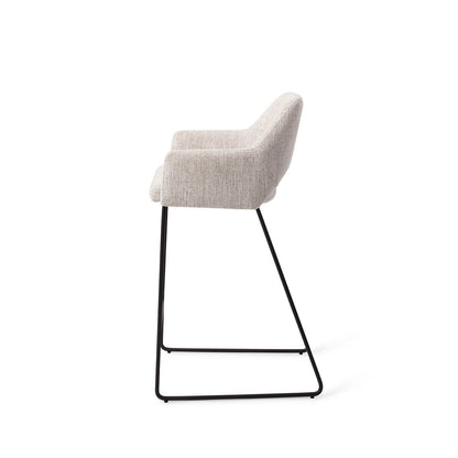 Jesper Home Yanai Pigeon Barkruk - Slide Black (L) - KwaliteitWonen.nl