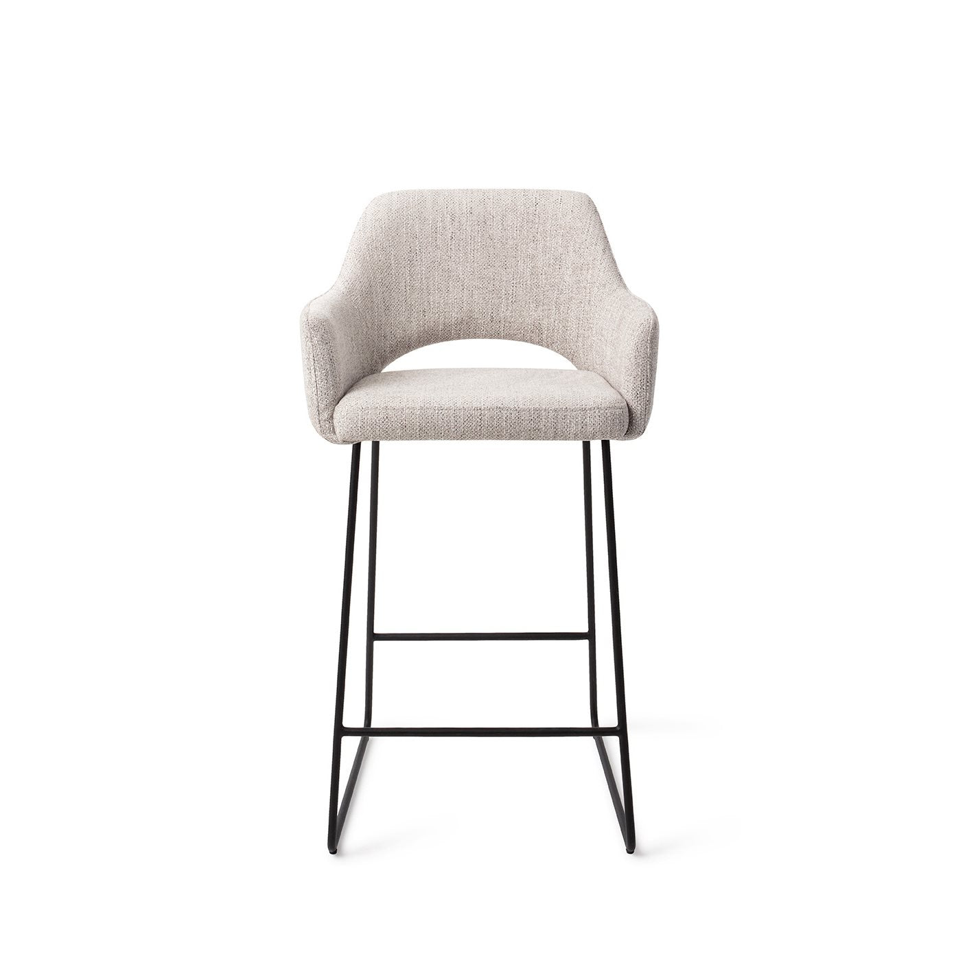 Jesper Home Yanai Pigeon Barkruk - Slide Black (L) - KwaliteitWonen.nl