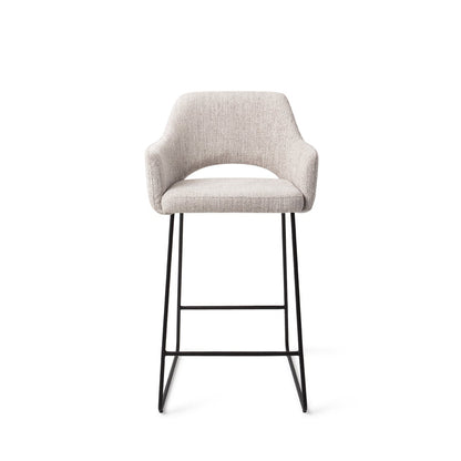 Jesper Home Yanai Pigeon Barkruk - Slide Black (L) - KwaliteitWonen.nl
