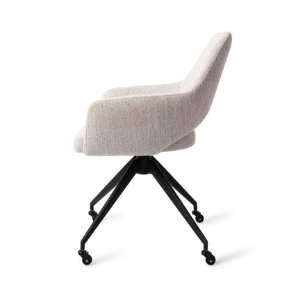 Jesper Home Yanai Pigeon Eetkamerstoel - Glide Black - KwaliteitWonen.nl