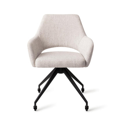 Jesper Home Yanai Pigeon Eetkamerstoel - Glide Black - KwaliteitWonen.nl