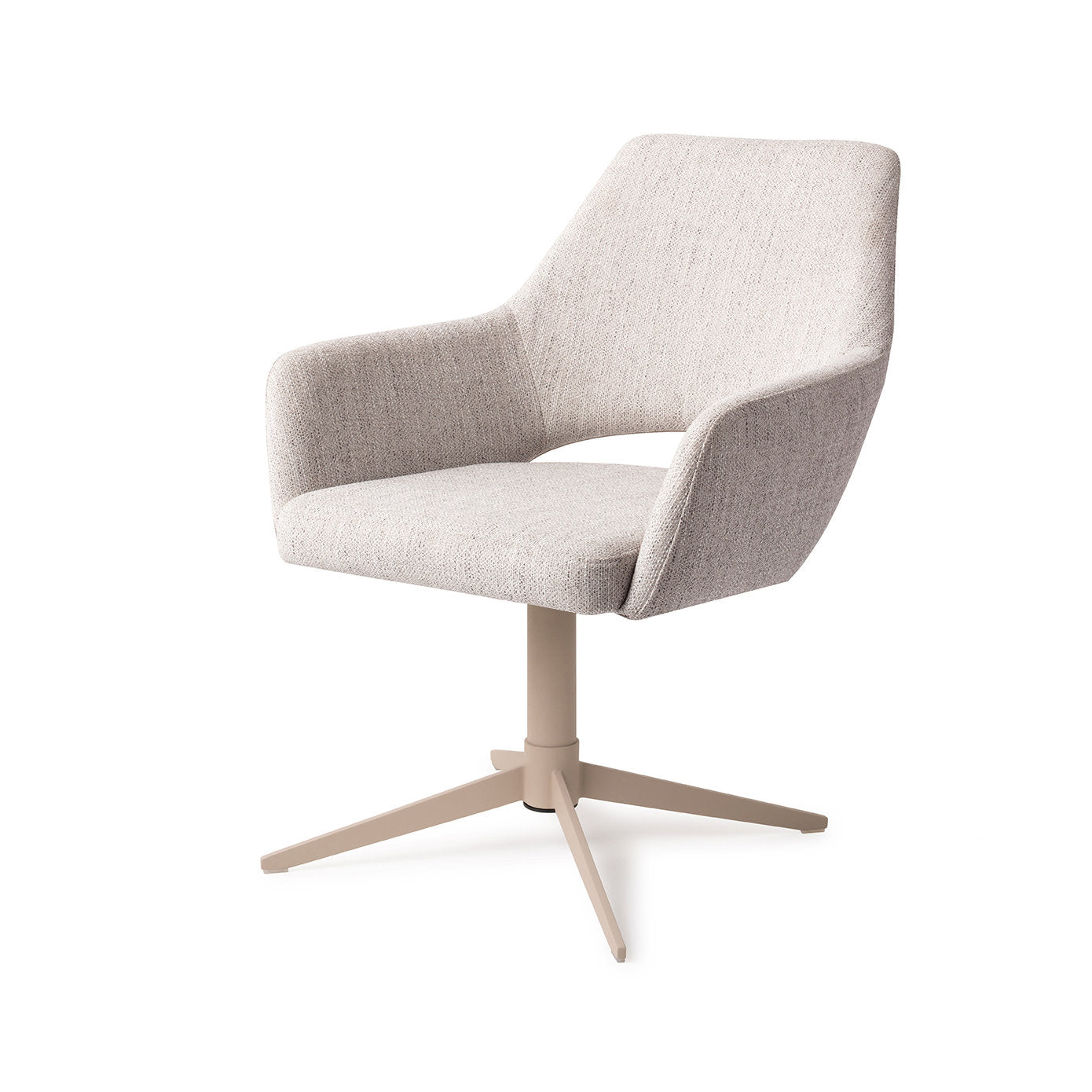 Jesper Home Yanai Pigeon Eetkamerstoel - Quad Beige - KwaliteitWonen.nl