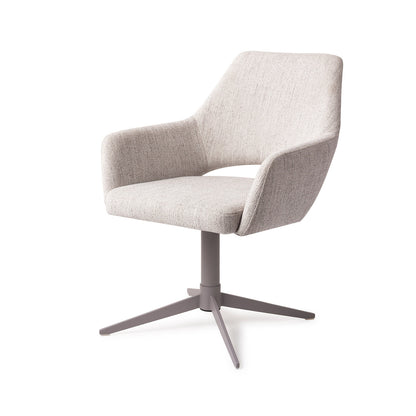 Jesper Home Yanai Pigeon Eetkamerstoel - Quad Grey - KwaliteitWonen.nl