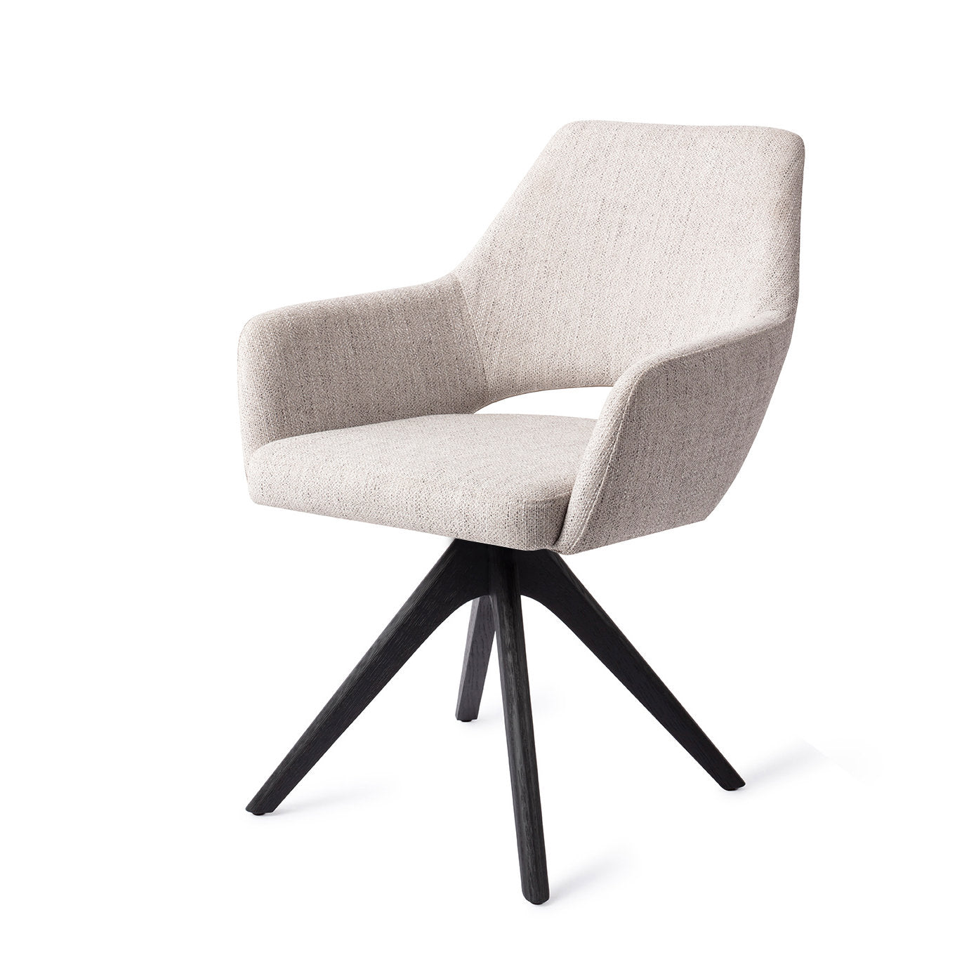 Jesper Home Yanai Pigeon Eetkamerstoel - Revolve Oak Black - KwaliteitWonen.nl