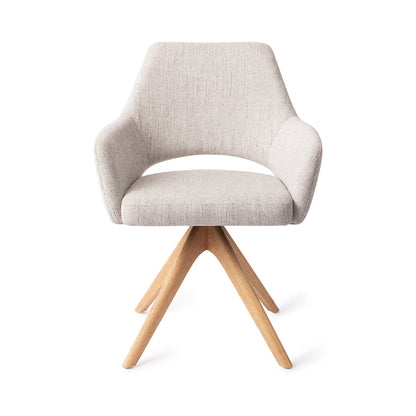 Jesper Home Yanai Pigeon Eetkamerstoel - Revolve Oak Natural - KwaliteitWonen.nl