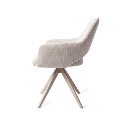 Jesper Home Yanai Pigeon Eetkamerstoel - Turn Beige - KwaliteitWonen.nl