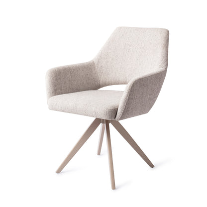 Jesper Home Yanai Pigeon Eetkamerstoel - Turn Beige - KwaliteitWonen.nl
