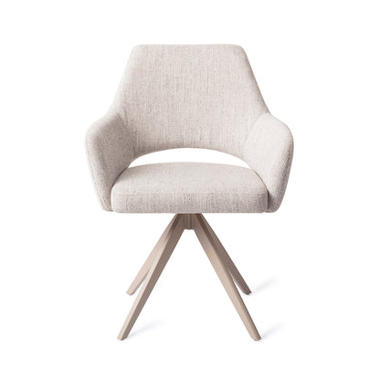 Jesper Home Yanai Pigeon Eetkamerstoel - Turn Beige - KwaliteitWonen.nl