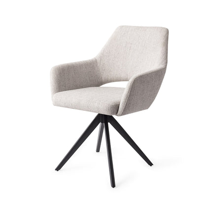 Jesper Home Yanai Pigeon Eetkamerstoel - Turn Black - KwaliteitWonen.nl