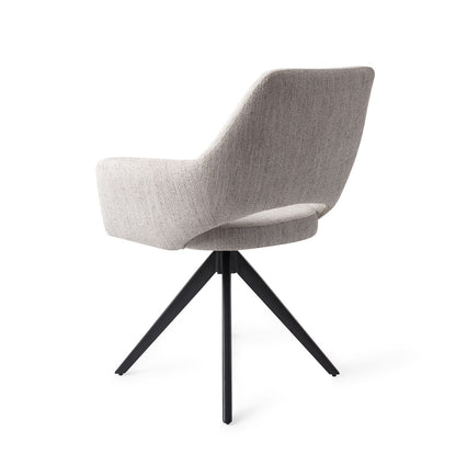 Jesper Home Yanai Pigeon Eetkamerstoel - Turn Black - KwaliteitWonen.nl