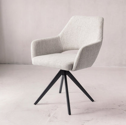 Jesper Home Yanai Pigeon Eetkamerstoel - Turn Black - KwaliteitWonen.nl