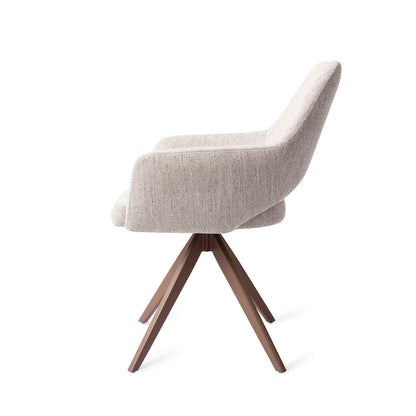 Jesper Home Yanai Pigeon Eetkamerstoel - Turn Brown - KwaliteitWonen.nl