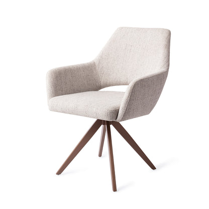 Jesper Home Yanai Pigeon Eetkamerstoel - Turn Brown - KwaliteitWonen.nl