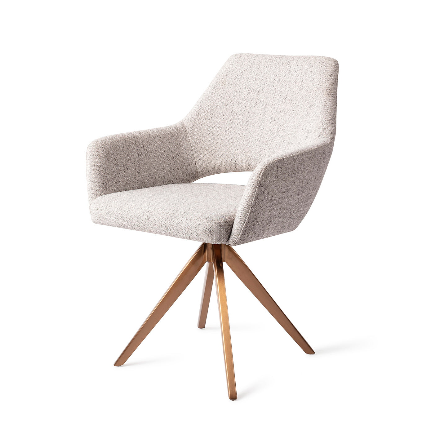 Jesper Home Yanai Pigeon Eetkamerstoel - Turn Rose - KwaliteitWonen.nl