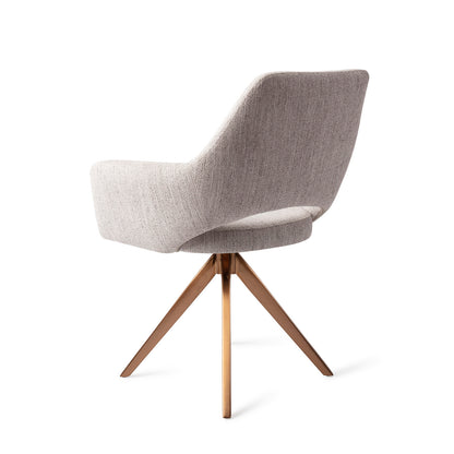 Jesper Home Yanai Pigeon Eetkamerstoel - Turn Rose - KwaliteitWonen.nl