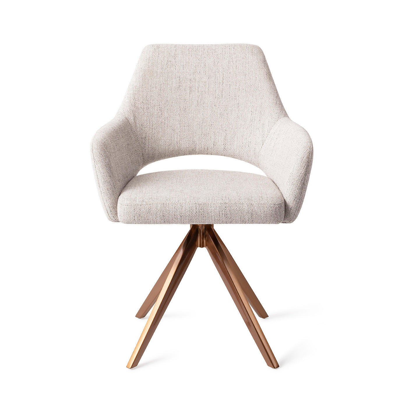 Jesper Home Yanai Pigeon Eetkamerstoel - Turn Rose - KwaliteitWonen.nl