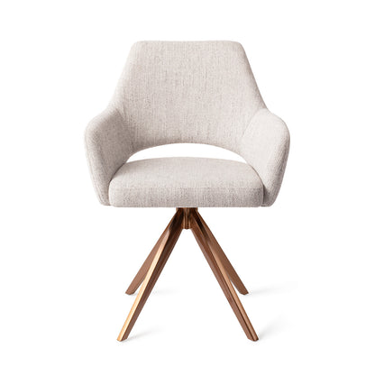 Jesper Home Yanai Pigeon Eetkamerstoel - Turn Rose - KwaliteitWonen.nl