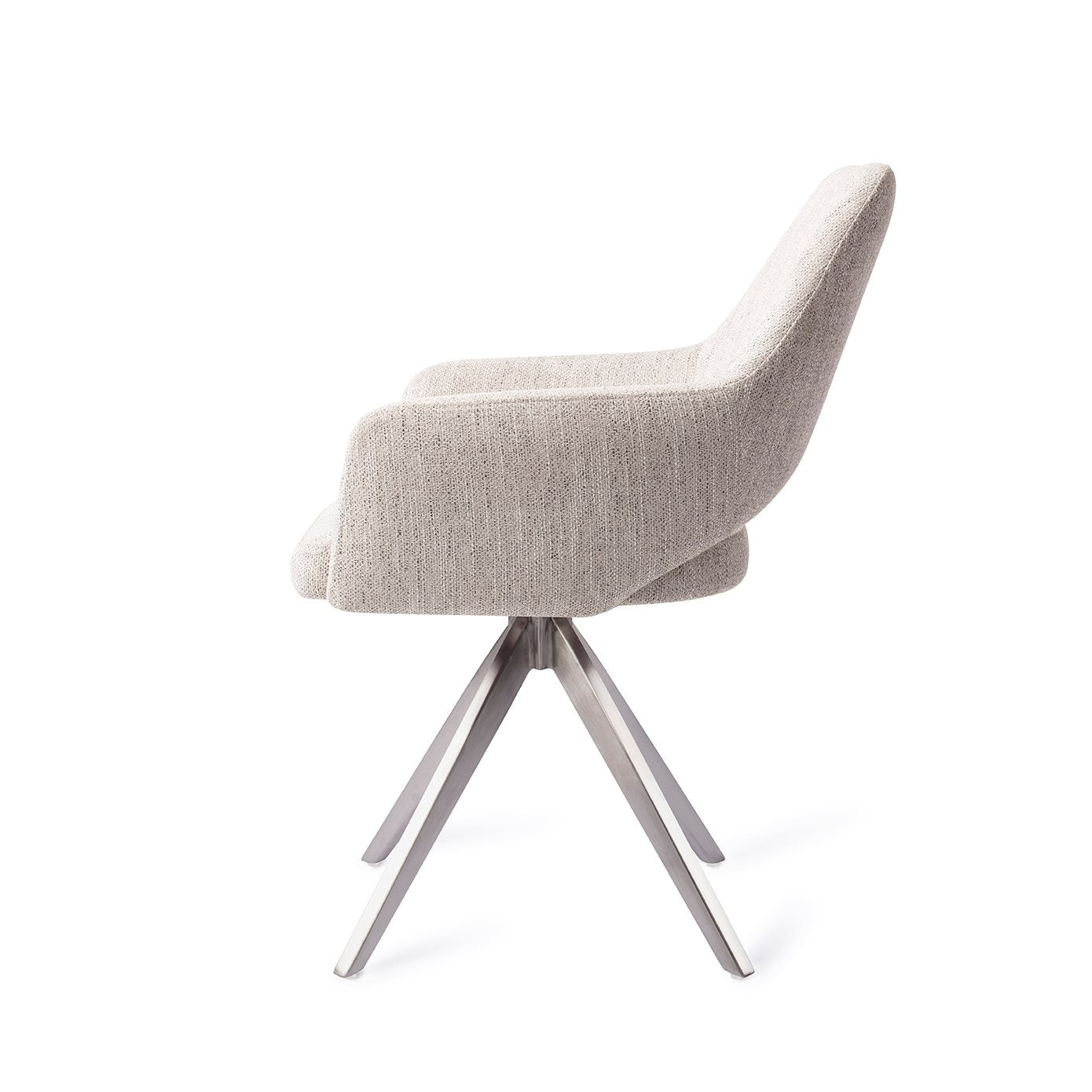 Jesper Home Yanai Pigeon Eetkamerstoel - Turn Steel - KwaliteitWonen.nl