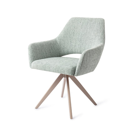 Jesper Home Yanai Soft Sage Eetkamerstoel - Turn Beige - KwaliteitWonen.nl