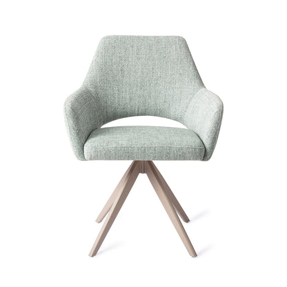 Jesper Home Yanai Soft Sage Eetkamerstoel - Turn Beige - KwaliteitWonen.nl