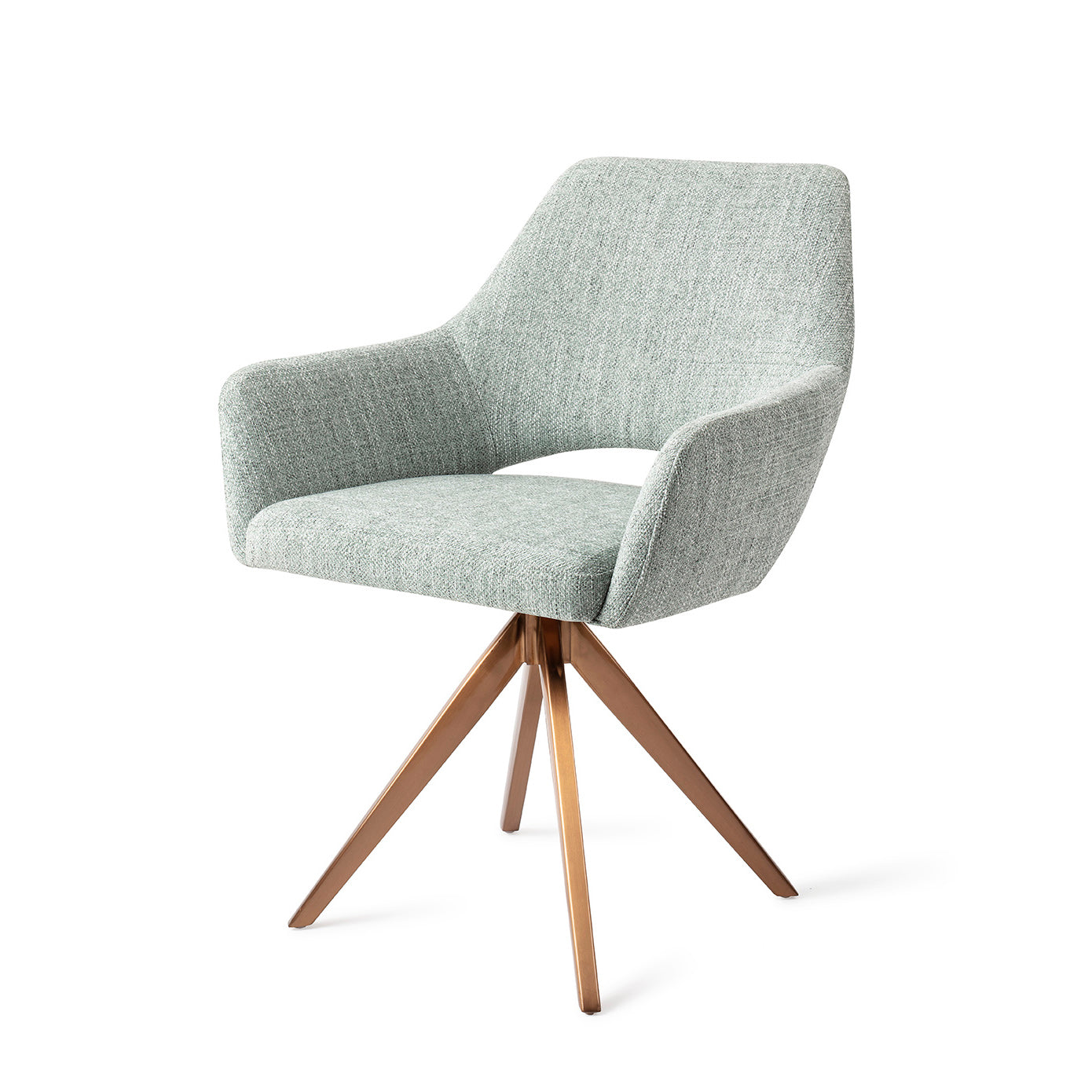 Jesper Home Yanai Soft Sage Eetkamerstoel - Turn Rose - KwaliteitWonen.nl