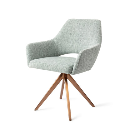 Jesper Home Yanai Soft Sage Eetkamerstoel - Turn Rose - KwaliteitWonen.nl