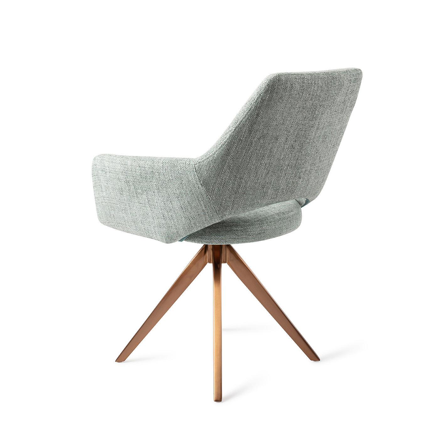 Jesper Home Yanai Soft Sage Eetkamerstoel - Turn Rose - KwaliteitWonen.nl