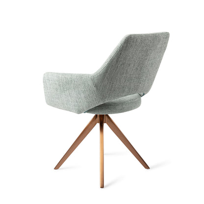 Jesper Home Yanai Soft Sage Eetkamerstoel - Turn Rose - KwaliteitWonen.nl