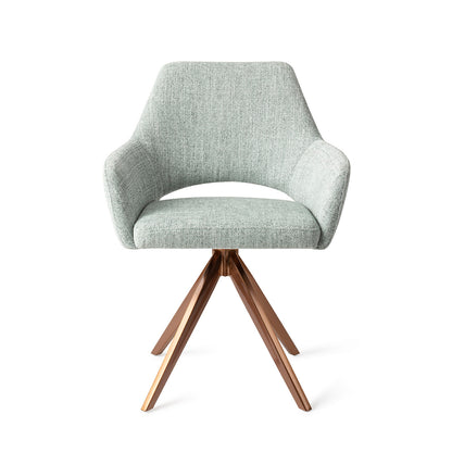Jesper Home Yanai Soft Sage Eetkamerstoel - Turn Rose - KwaliteitWonen.nl