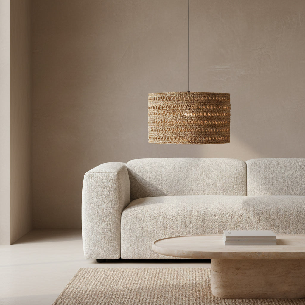 Raw Materials Herba Hanglamp Van Zeegras - Ø 50x30 Cm