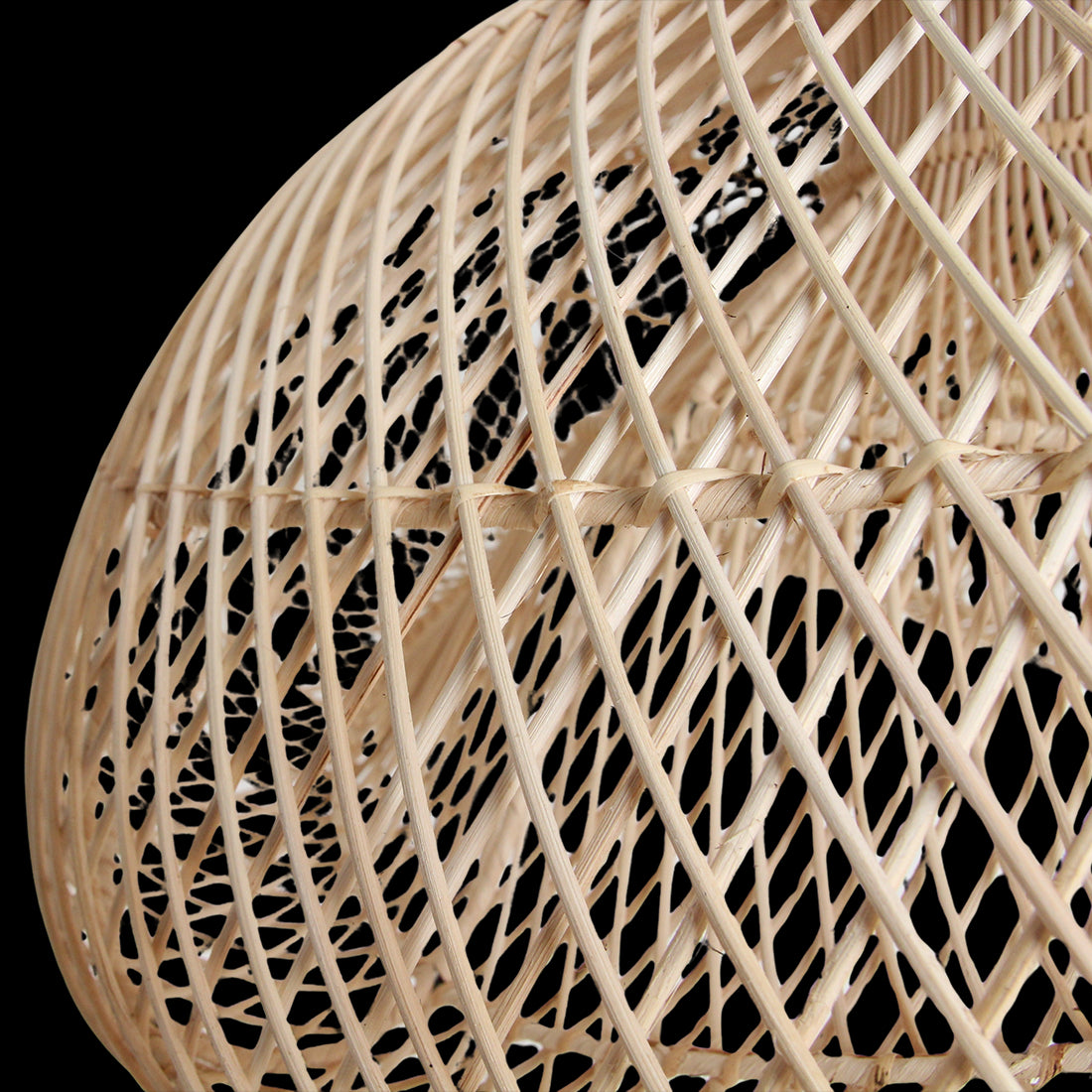Raw Materials Maze Rotan Hanglamp Organisch Xl - Ø 75x31 Cm