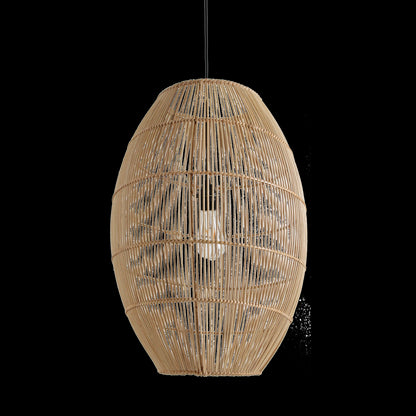 Raw Materials Luna Rotan Hanglamp Halo - Ø 40x60 Cm