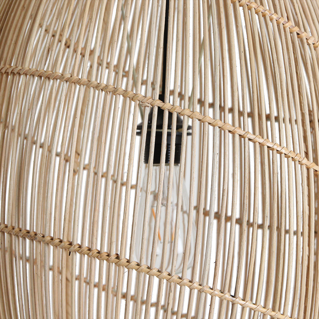 Raw Materials Luna Rotan Hanglamp Halo - Ø 40x60 Cm