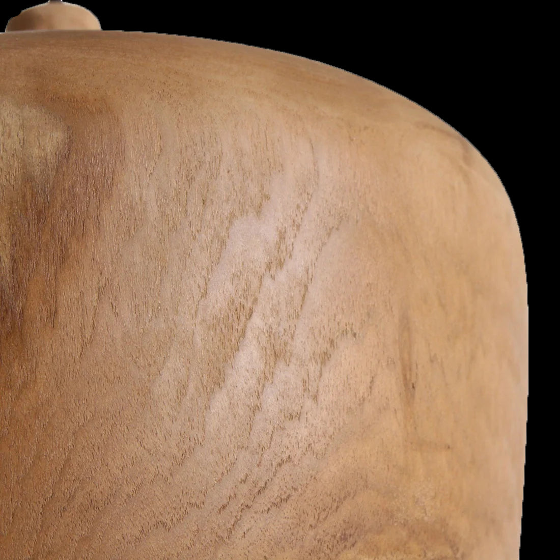 Raw Materials Sirocco Teak Houten Hanglamp Dome - Ø 30x20 Cm