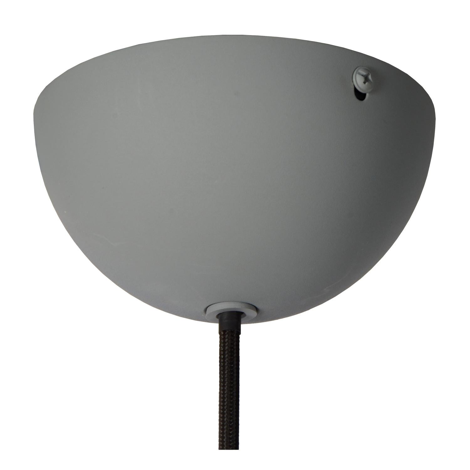 Lucide AKRON - Hanglamp - Ø 50 cm - 1xE27 - Geschikt voor vide en hoge plafonds - Grijs | Premium - KwaliteitWonen.nl