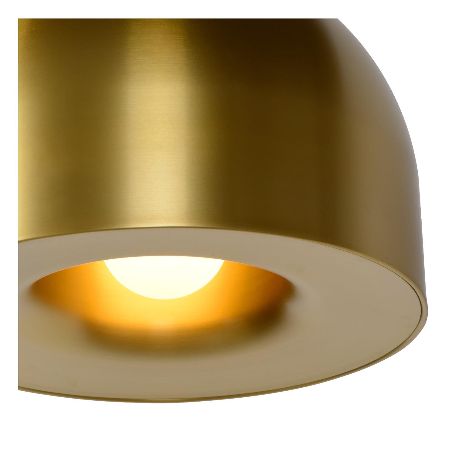 Lucide AKRON - Hanglamp - Ø 50 cm - 1xE27 - Mat Goud / Messing | Premium - KwaliteitWonen.nl