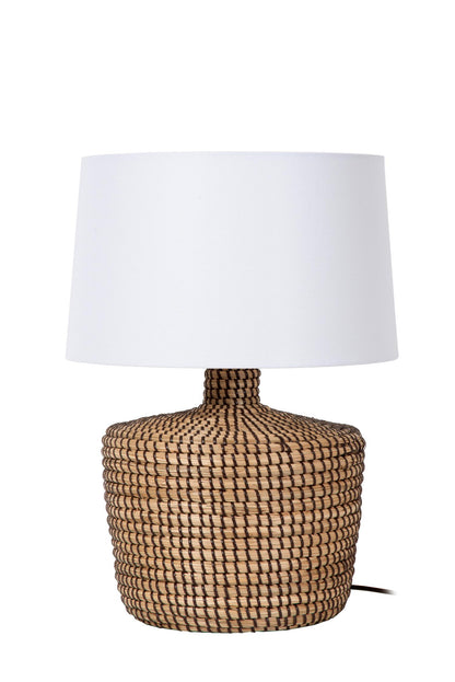 Lucide AMBALA - Tafellamp - Ø 35 cm - 1xE27 - Naturel | Premium - KwaliteitWonen.nl