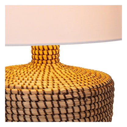 Lucide AMBALA - Tafellamp - Ø 35 cm - 1xE27 - Naturel | Premium - KwaliteitWonen.nl
