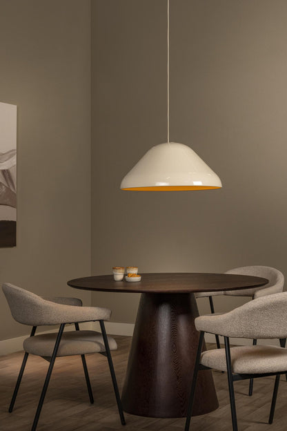 Lucide ANDRES - Hanglamp - Ø 56 cm - 1xE27 - Beige | Vibes - KwaliteitWonen.nl