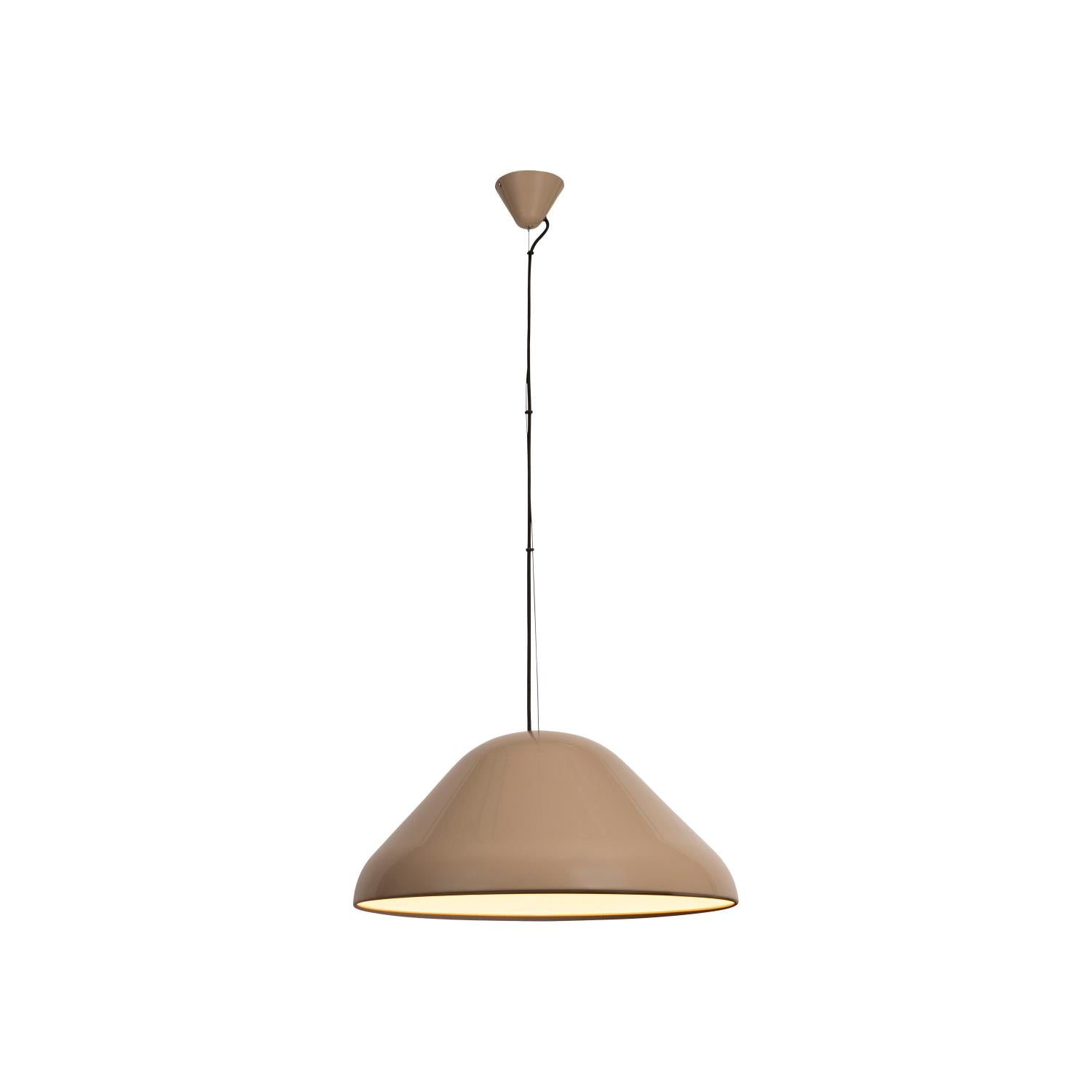 Lucide ANDRES - Hanglamp - Ø 56 cm - 1xE27 - Taupe | Vibes - KwaliteitWonen.nl