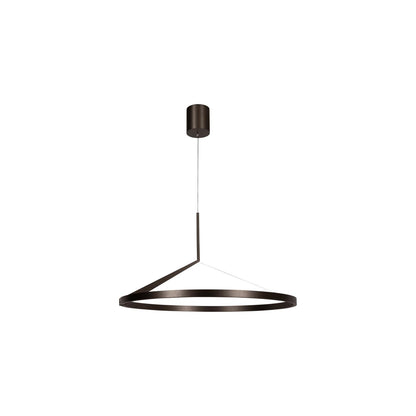 Lucide APPLAUSE - Hanglamp - Ø 80 cm - LED Dimb. - CCT - 1x50W 2700K/4000K - Handbewegingssensor - Grijs ijzer | Premium - KwaliteitWonen.nl