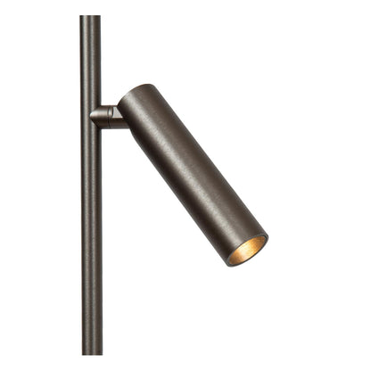 Lucide APPLAUSE - Vloerlamp - Ø 33 cm - LED Dimb. - CCT - 2700K/4000K - Grijs ijzer | Premium - KwaliteitWonen.nl
