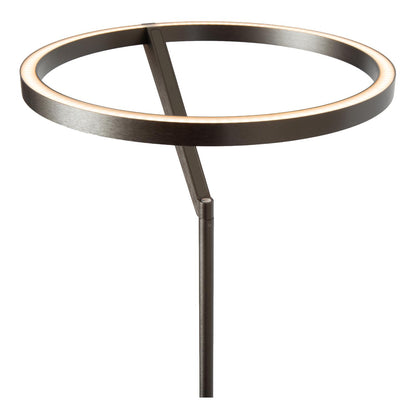 Lucide APPLAUSE - Vloerlamp - Ø 33 cm - LED Dimb. - CCT - 2700K/4000K - Grijs ijzer | Premium - KwaliteitWonen.nl