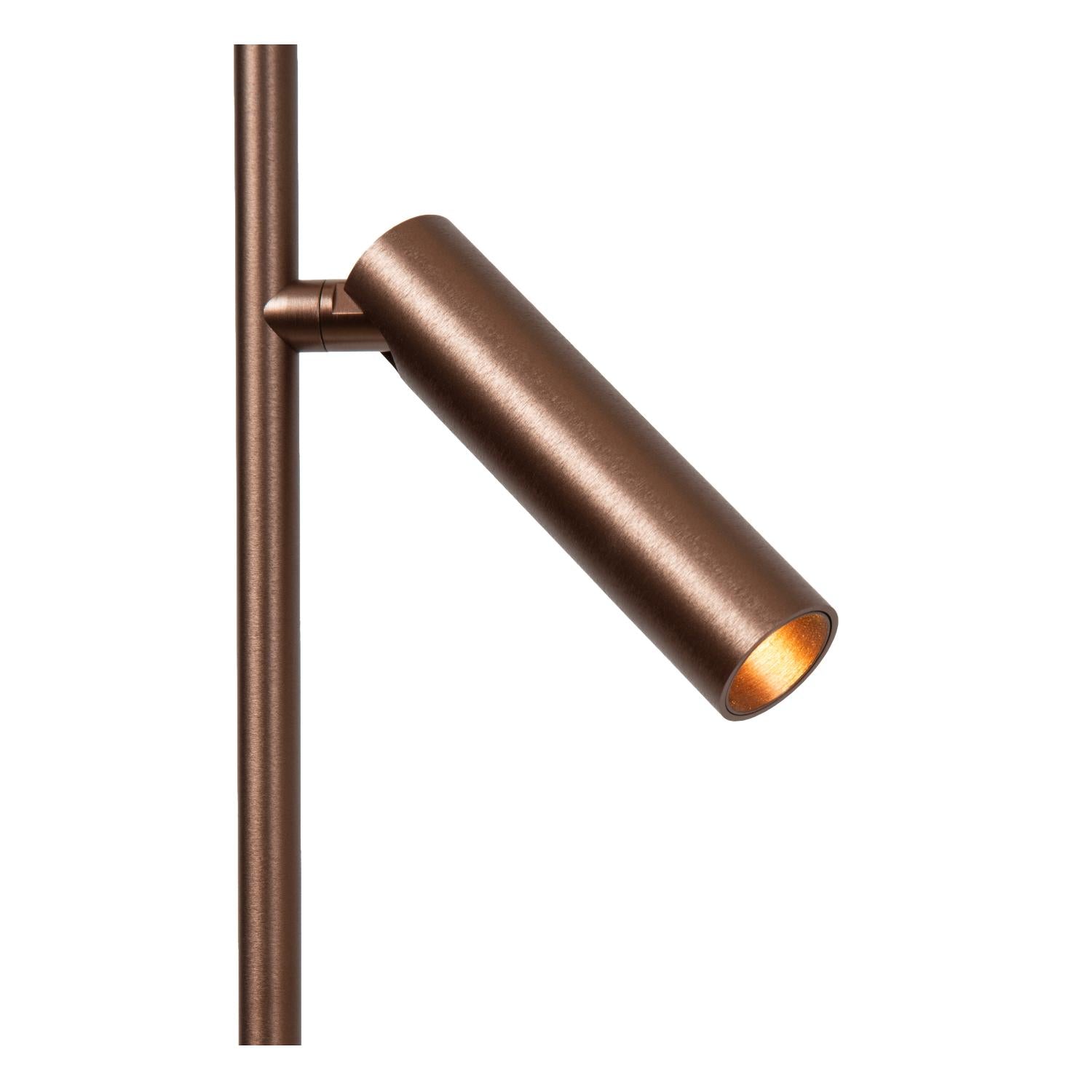 Lucide APPLAUSE - Vloerlamp - Ø 33 cm - LED Dimb. - CCT - 2700K/4000K - Koffie | Premium - KwaliteitWonen.nl