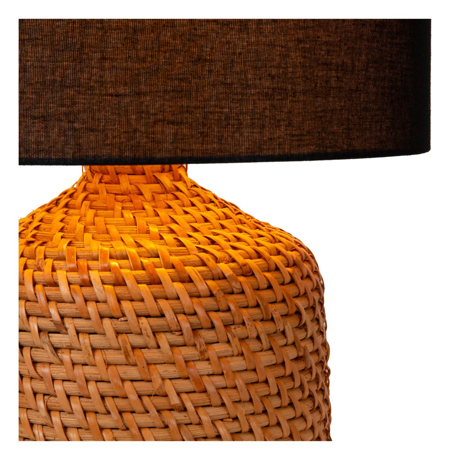 Lucide ARRAH - Tafellamp - Ø 35 cm - 1xE27 - Naturel | Premium - KwaliteitWonen.nl