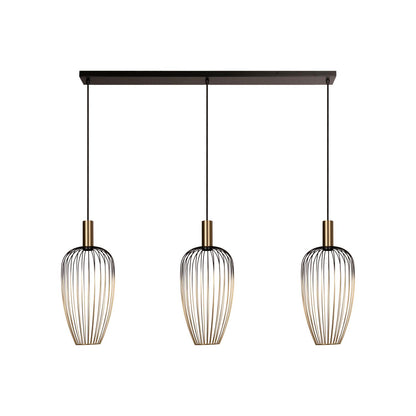Lucide AURELIE - Hanglamp - 3xGU10 (MR11) - Goud | Vibes - KwaliteitWonen.nl