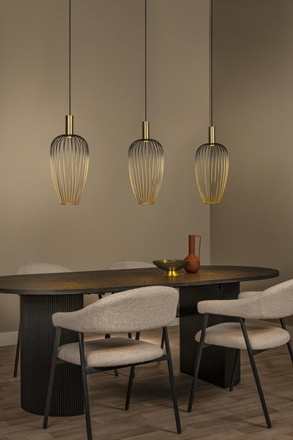 Lucide AURELIE - Hanglamp - 3xGU10 (MR11) - Goud | Vibes - KwaliteitWonen.nl