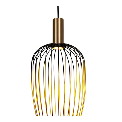 Lucide AURELIE - Hanglamp - Ø 30 cm - 1xGU10 (MR11) - Goud | Vibes - KwaliteitWonen.nl