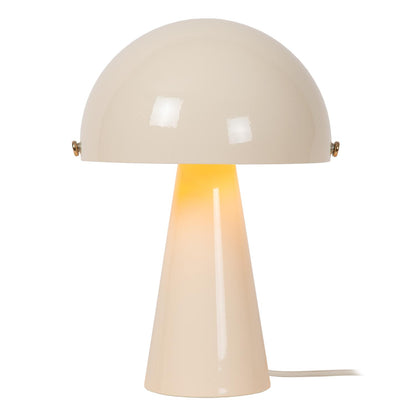 Lucide BARONE - Tafellamp - Ø 23 cm - 1xE27 - Beige | Vibes - KwaliteitWonen.nl