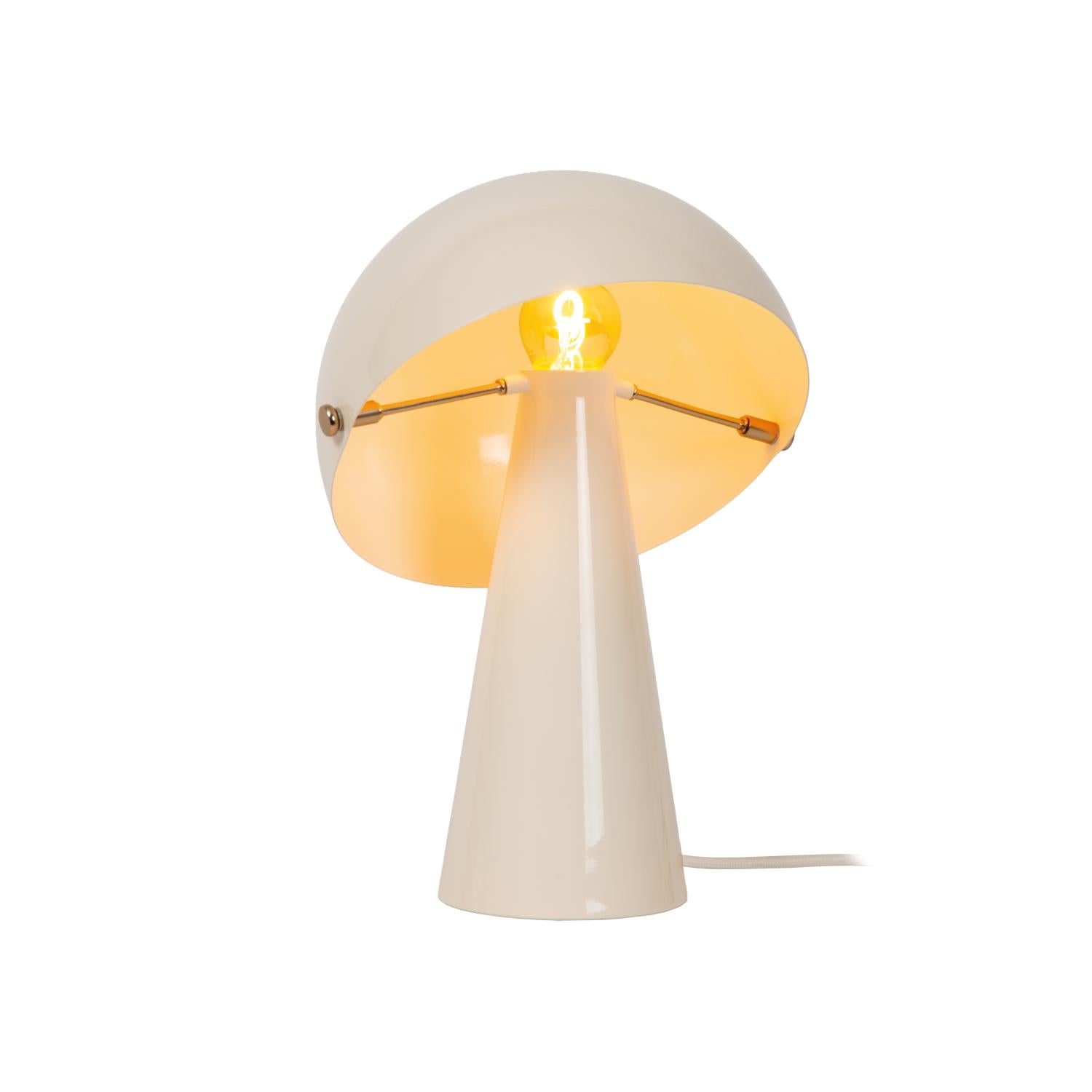 Lucide BARONE - Tafellamp - Ø 23 cm - 1xE27 - Beige | Vibes - KwaliteitWonen.nl